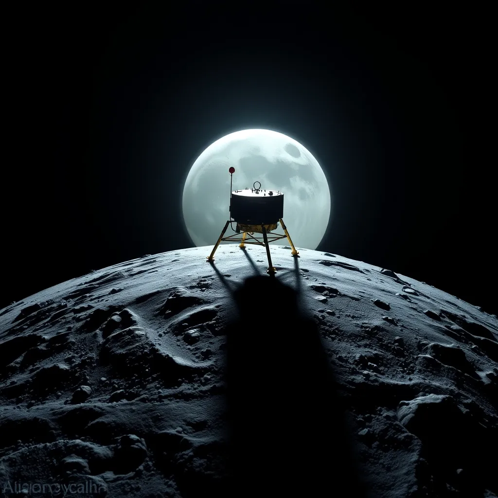 India's Chandrayaan-3 makes history by landing at the Moon's south pole, a region never before explored.