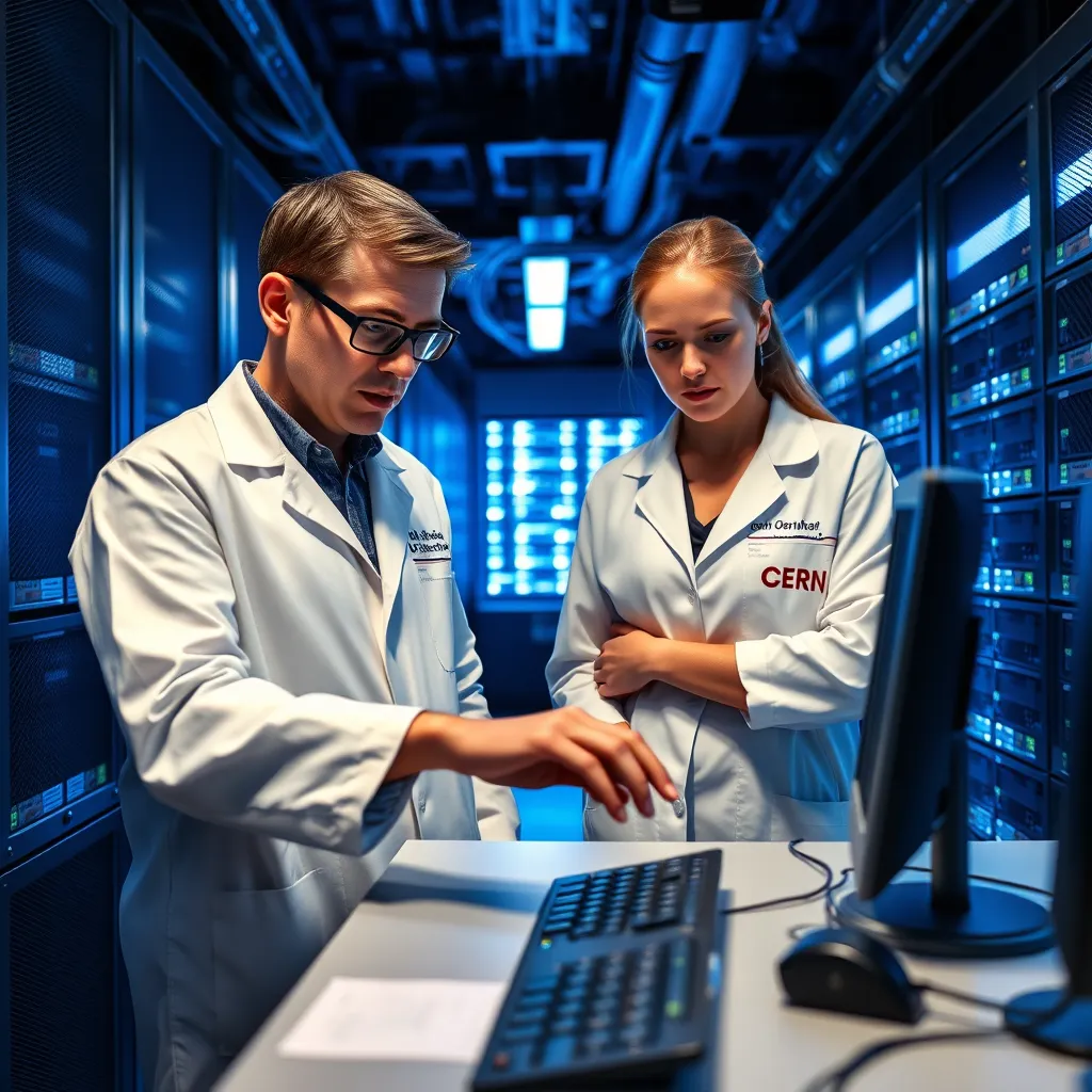 Deep inside CERN, two engineers hold their breath as they prepare to unleash the fastest data link in the world.