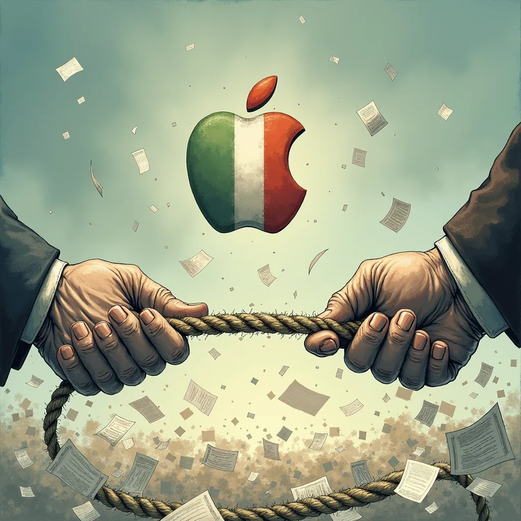 A titanic struggle unfolds as the EU and Ireland clash over Apple's billions. Caught in the crossfire, the tech behemoth watches its fate unravel.