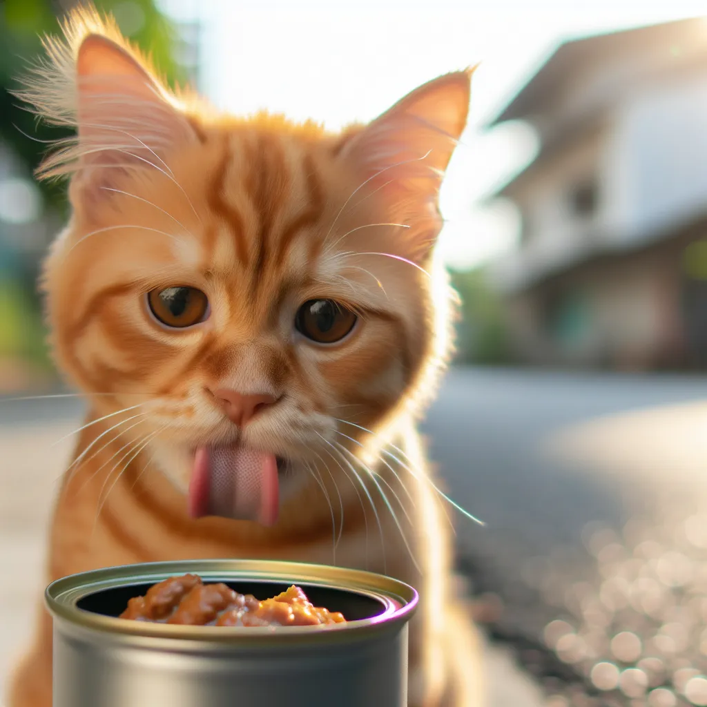 The cat was fed and prepped for a check-up at the animal center.