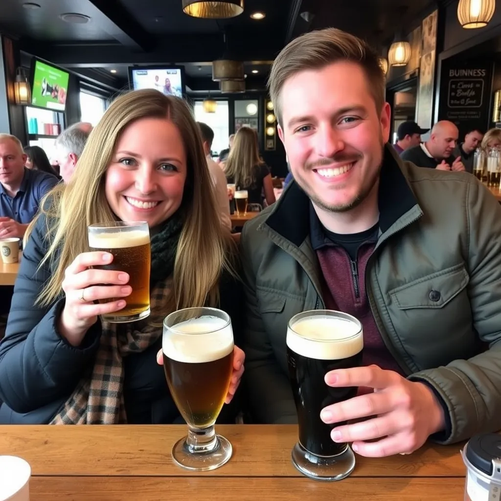 Angela and Stephen Theriac embrace the adventure, exploring Belfast and beyond while waiting for the ship to be ready.