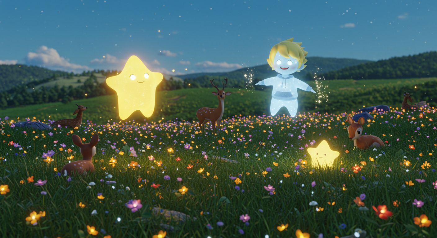 Closing scene with nightfall.