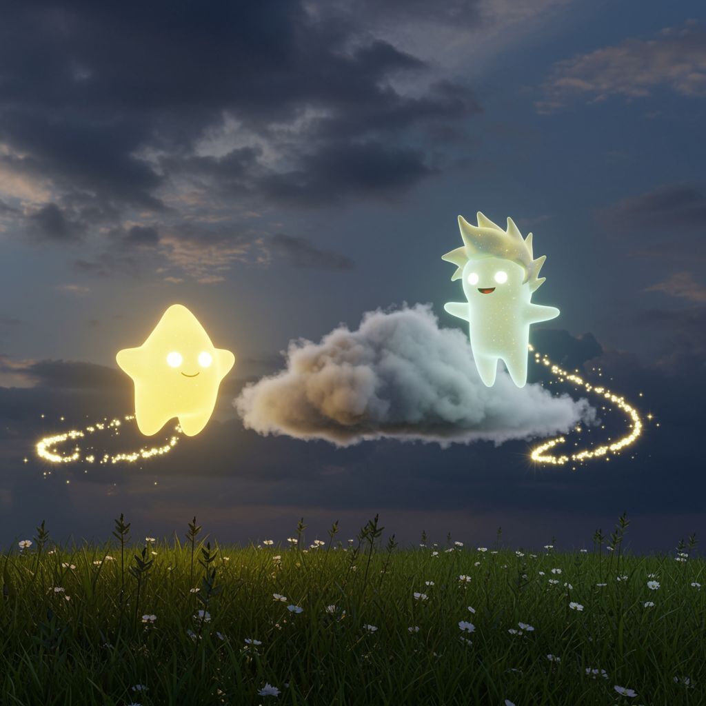 Lumi and Ray understand the clouds' perspectives.
