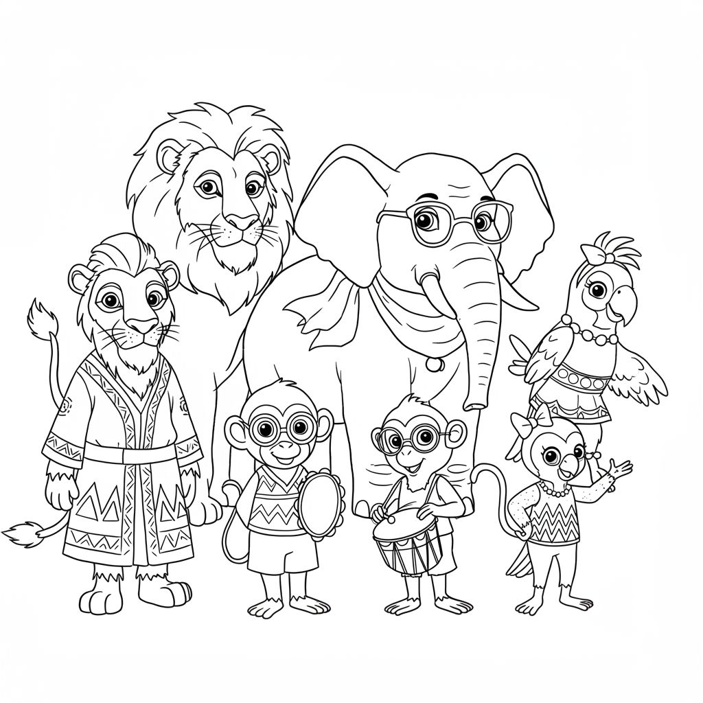 The party ends with a memorable group photograph.