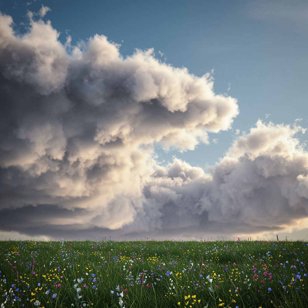 The clouds decide to cooperate.