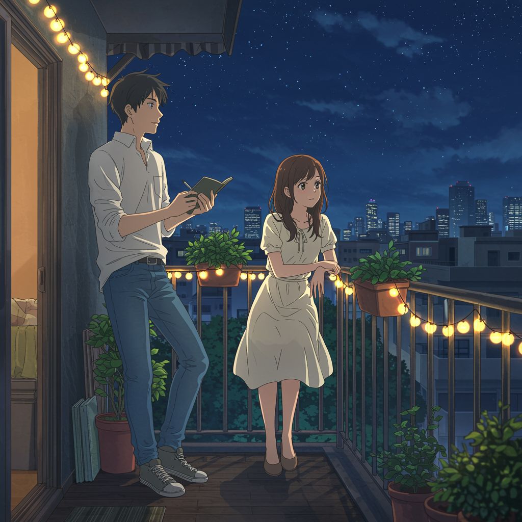 The protagonists share future aspirations and dreams.