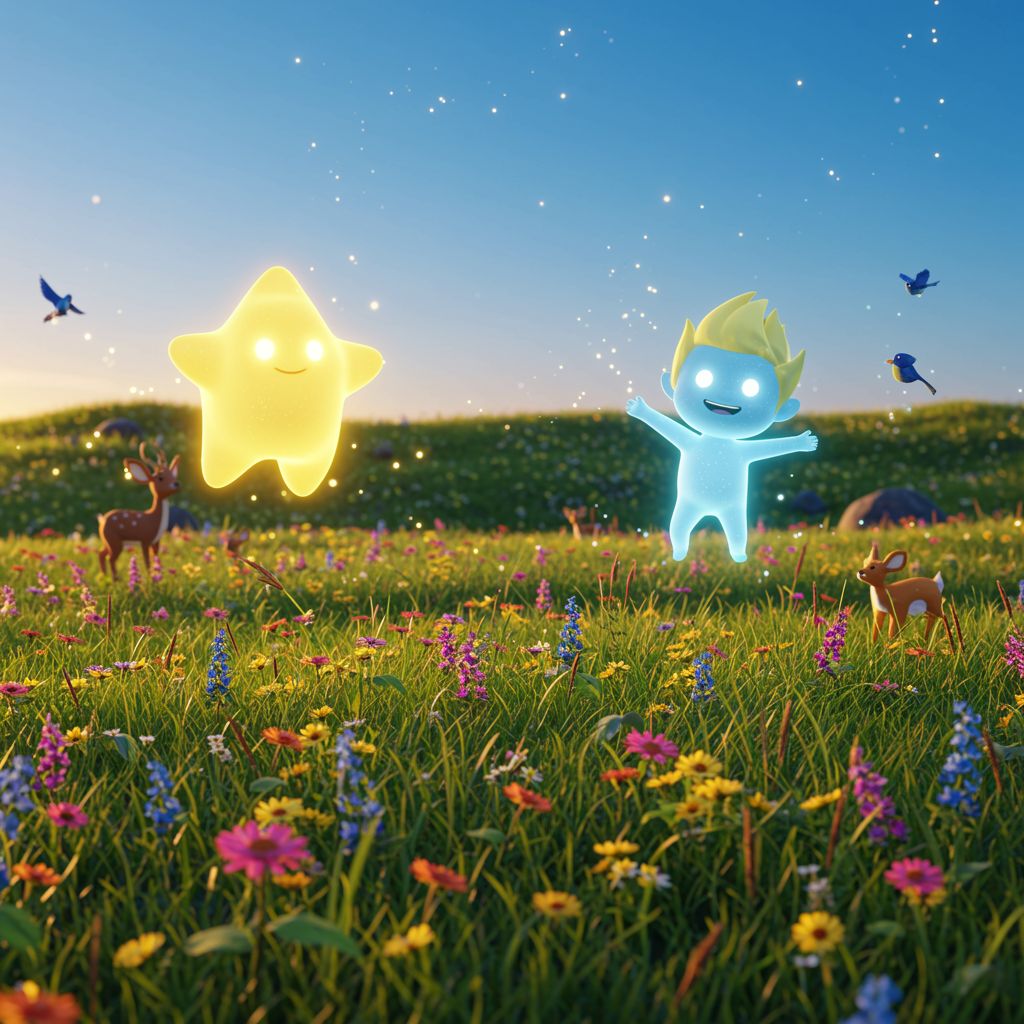 The meadow glows brighter than ever.