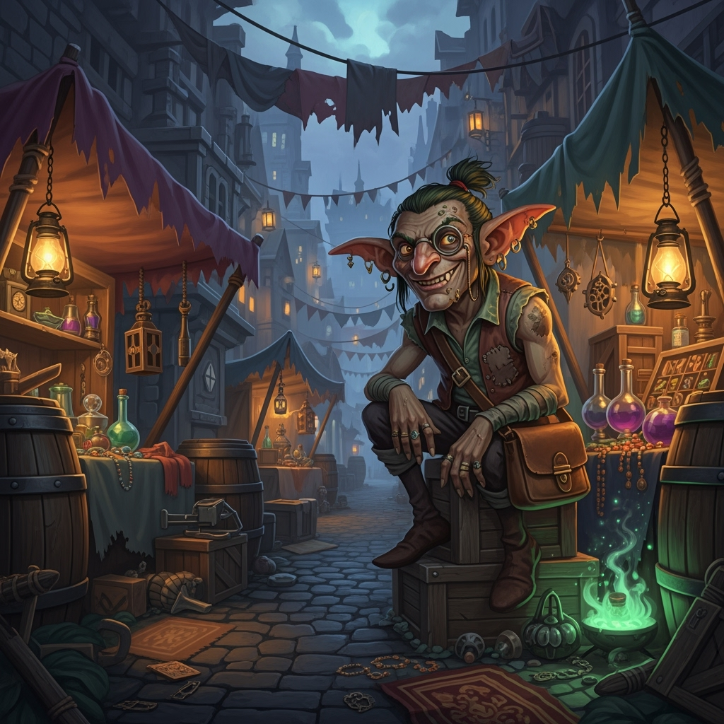 Goblin Thieves’ Bazaar - Chaos and cunning.