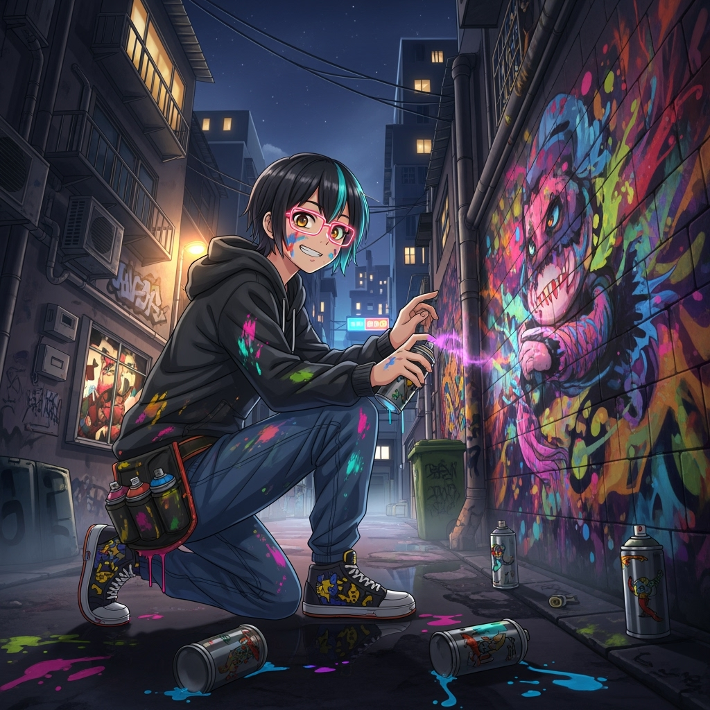 Tsubasa Yagami’s Living Graffiti