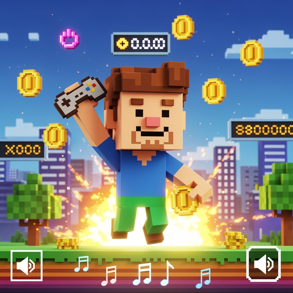 AI pixel game character transformation