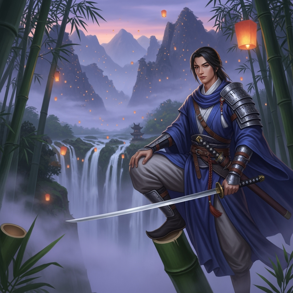 A swordsman's quest atop the bamboo forest.