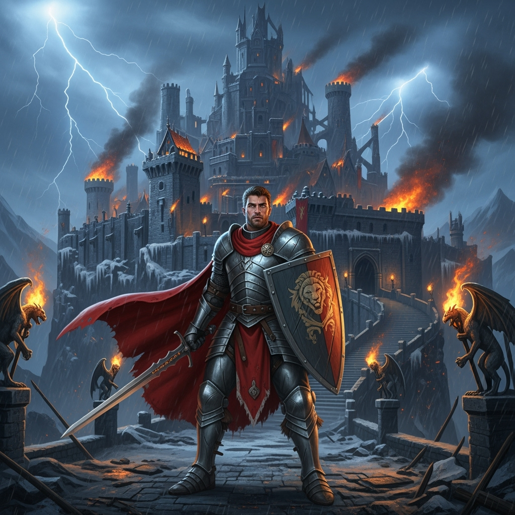 Frozen Fortress Siege - Bravery and endurance on ice.
