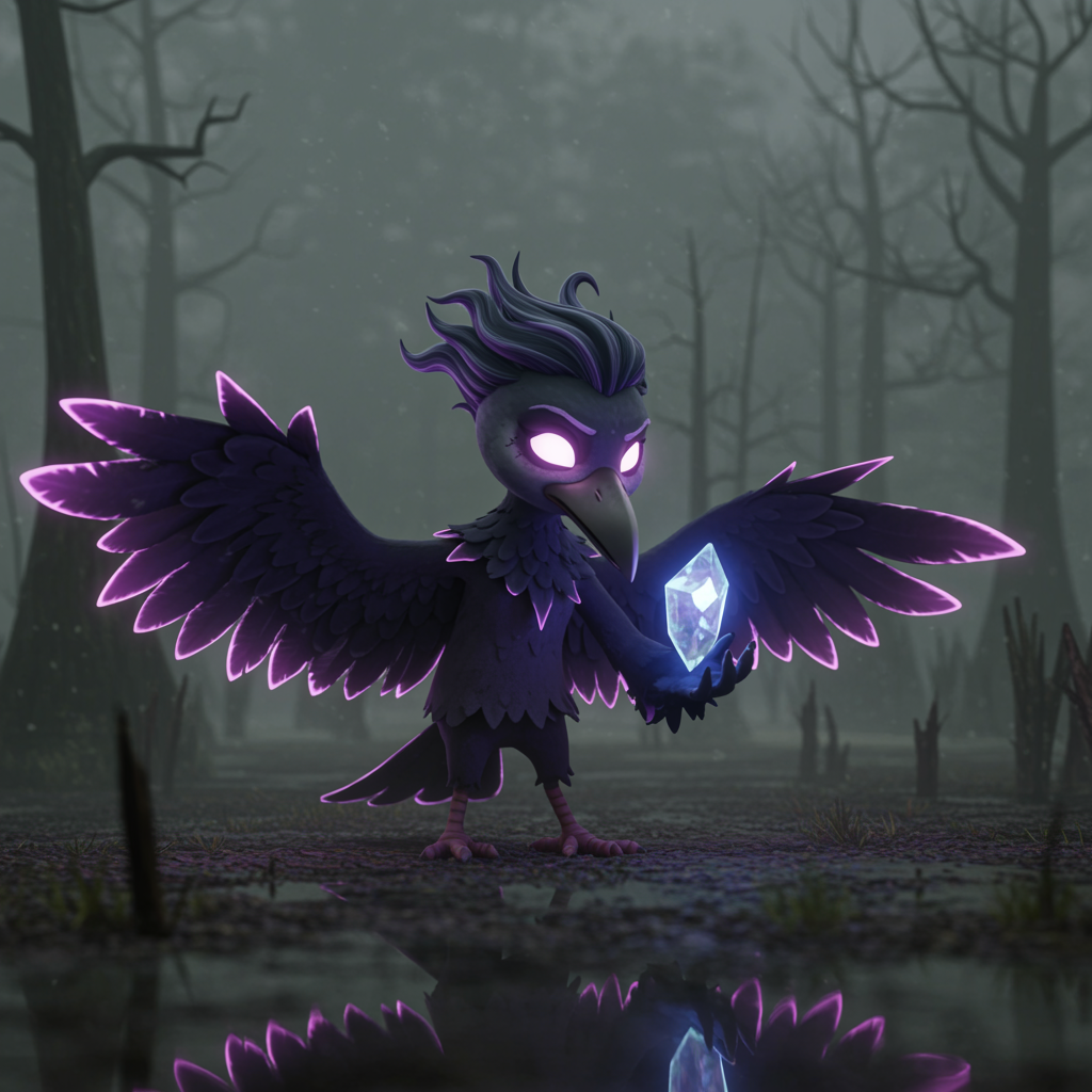 Mistcrow notices shadow movements and foresees a tragic future through hallucinations. Example 2
