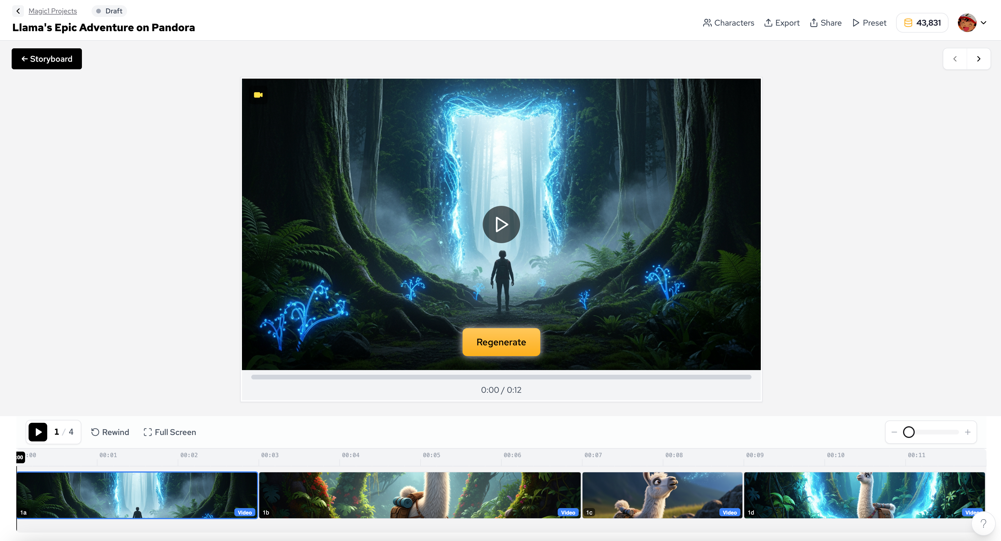 Animatic pAnimatic+Viewsreview feature for storyboard review