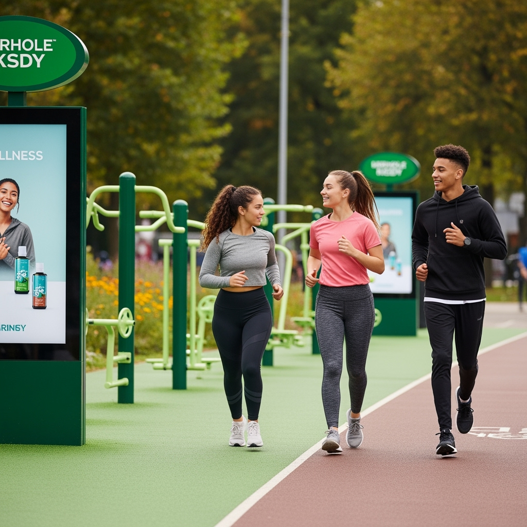 A health supplement campaign energizes with feel-good AI-generated moments.
