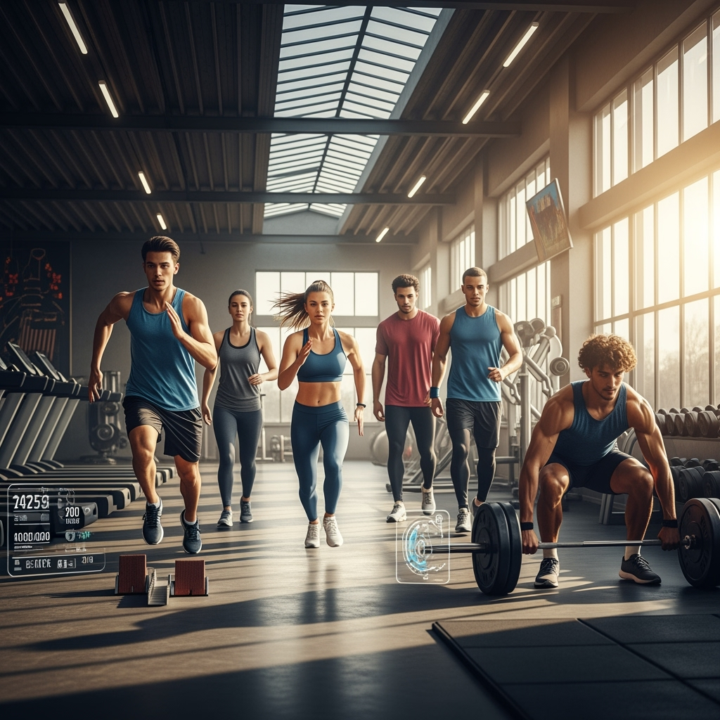 Athletes energize viewers in a fitness app promotion with the help of an AI avatar.