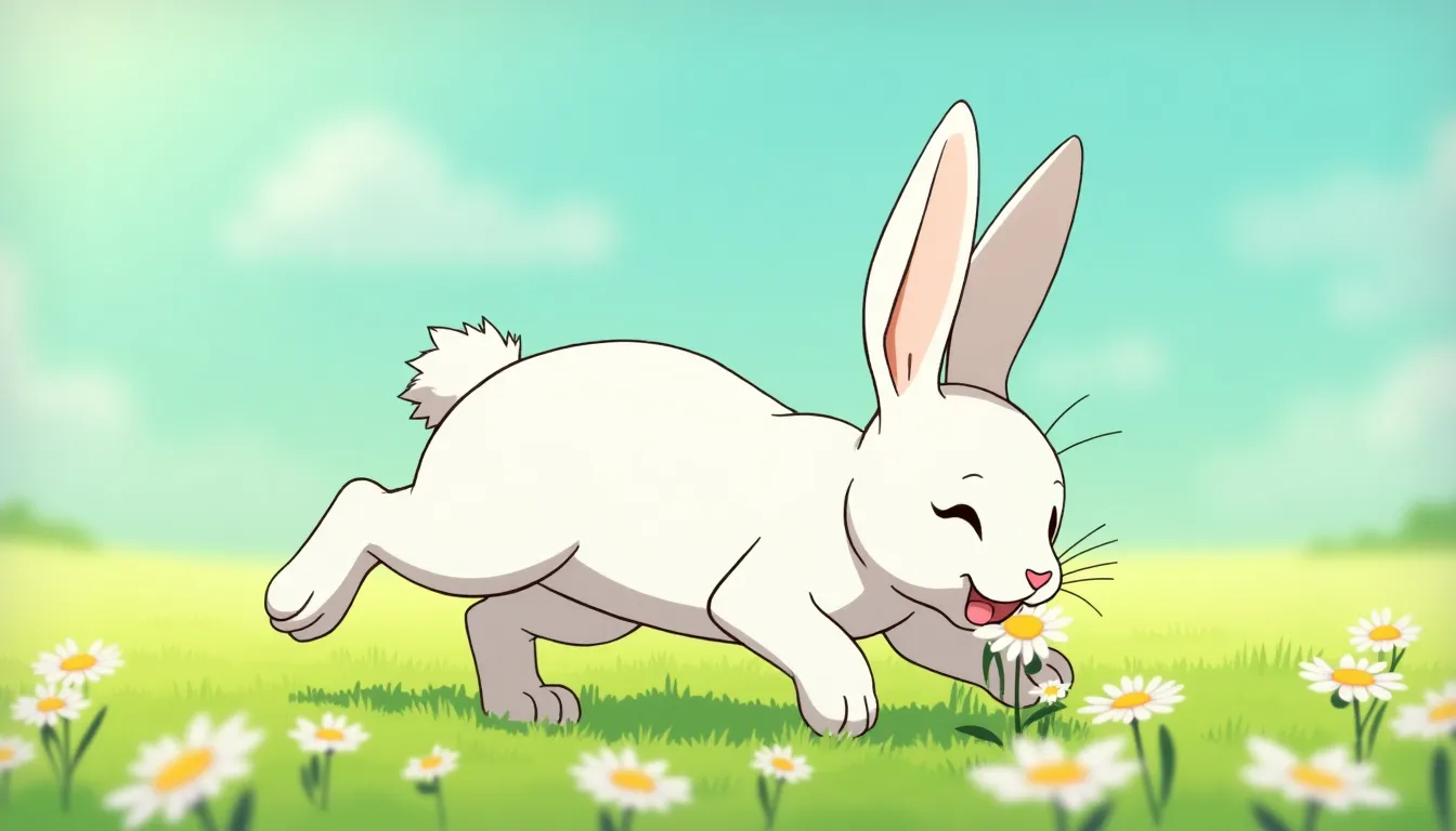 Unfold the Tale of a Little White Rabbit video example