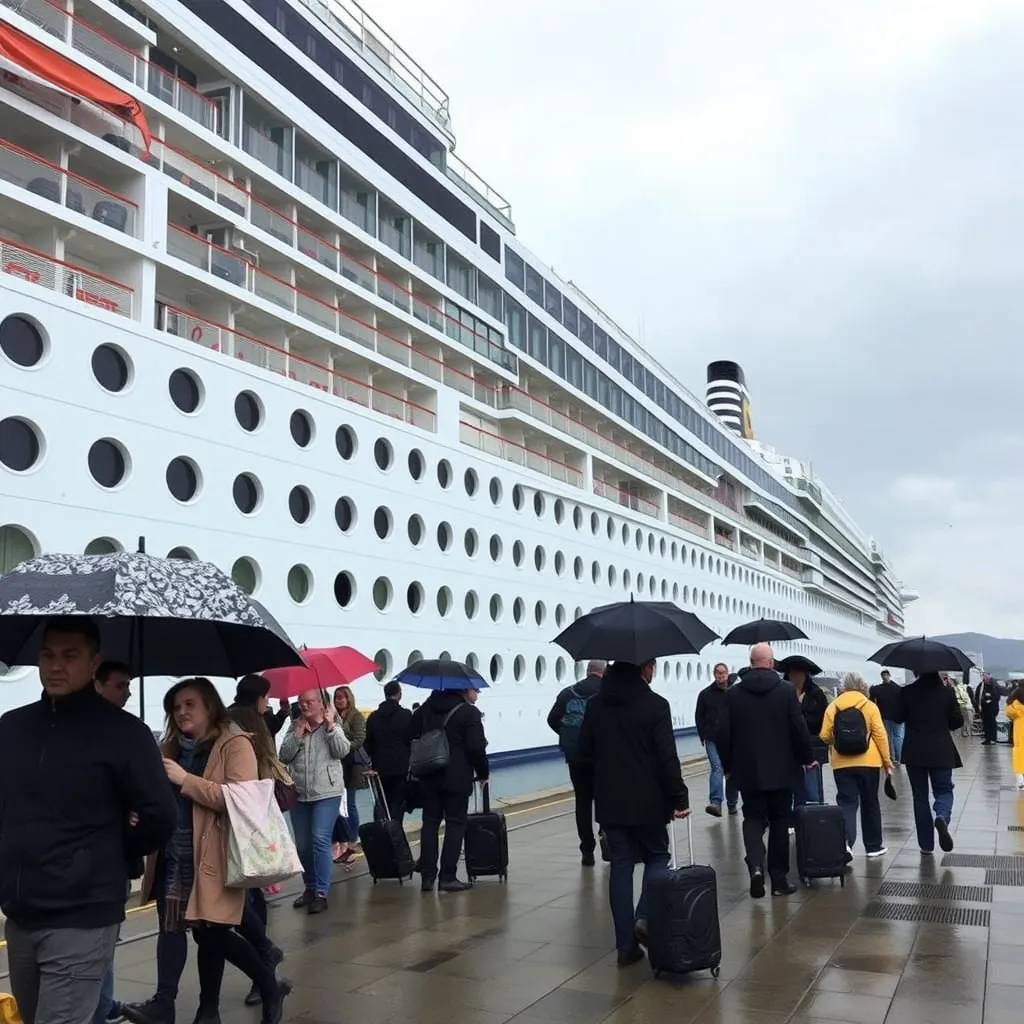 Passengers on a global cruise find themselves stranded in Belfast for three months after their ship encounters unexpected delays.