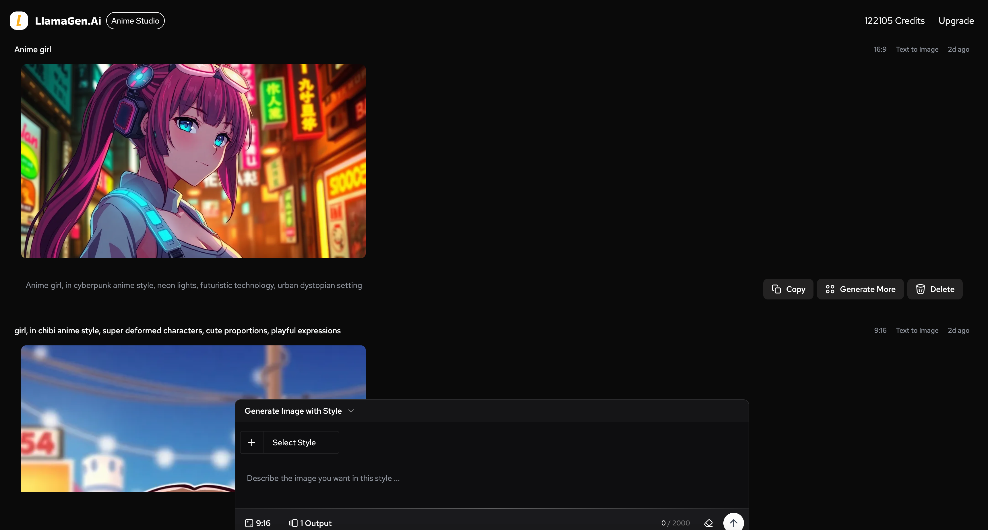 Anime Studio closed beta interface showing manga panel workflow