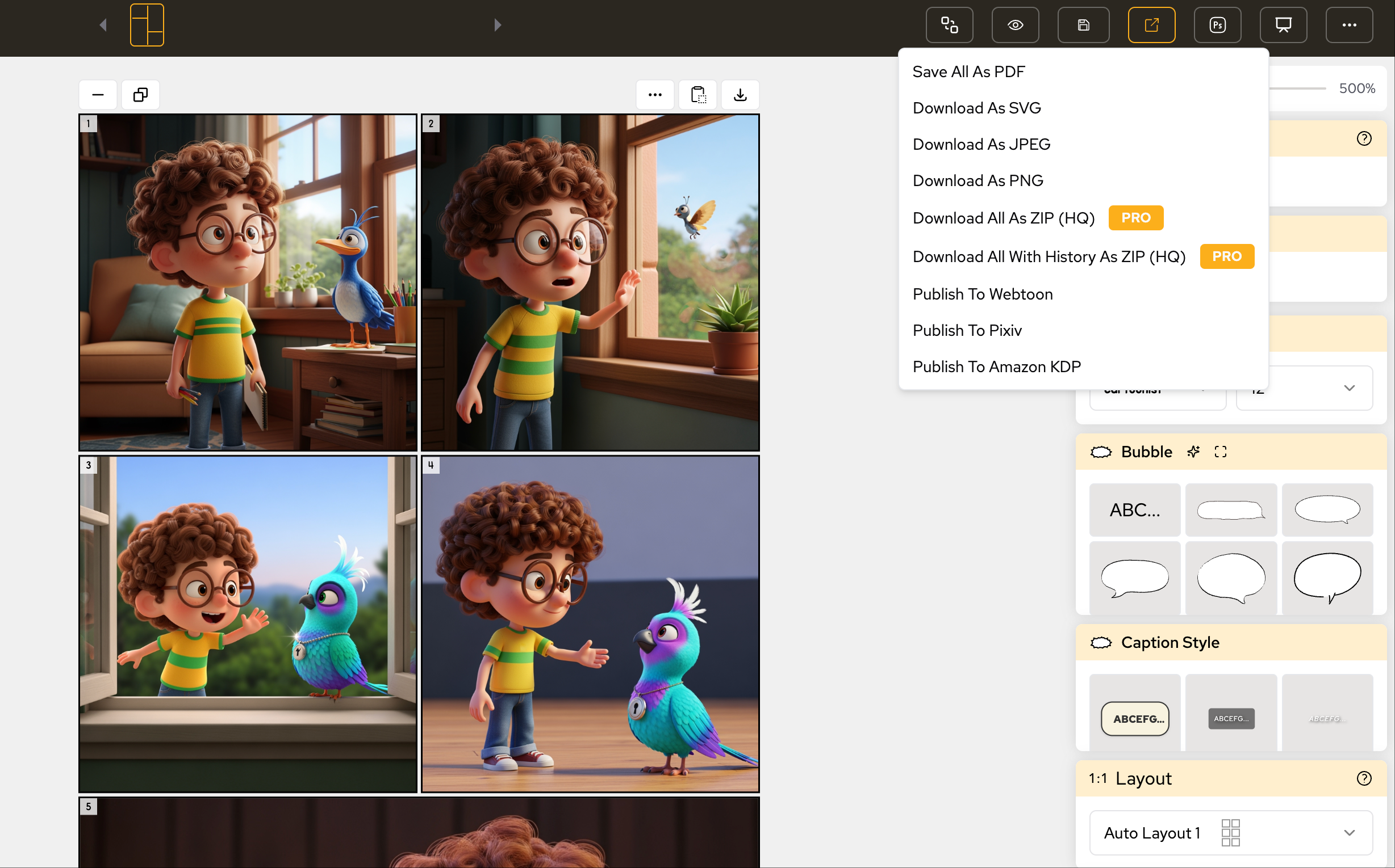 Captura de pantalla de la función