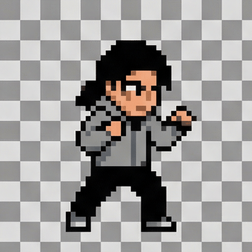 Attacking animation example