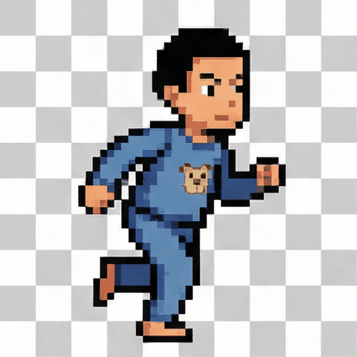 Running animation example